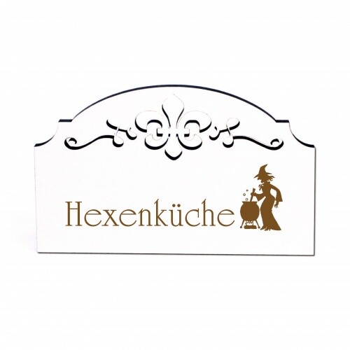 Hexenküche türschild schild - türschild,